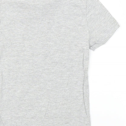 Pep&Co Boys Grey   Basic T-Shirt Size 6-7 Years