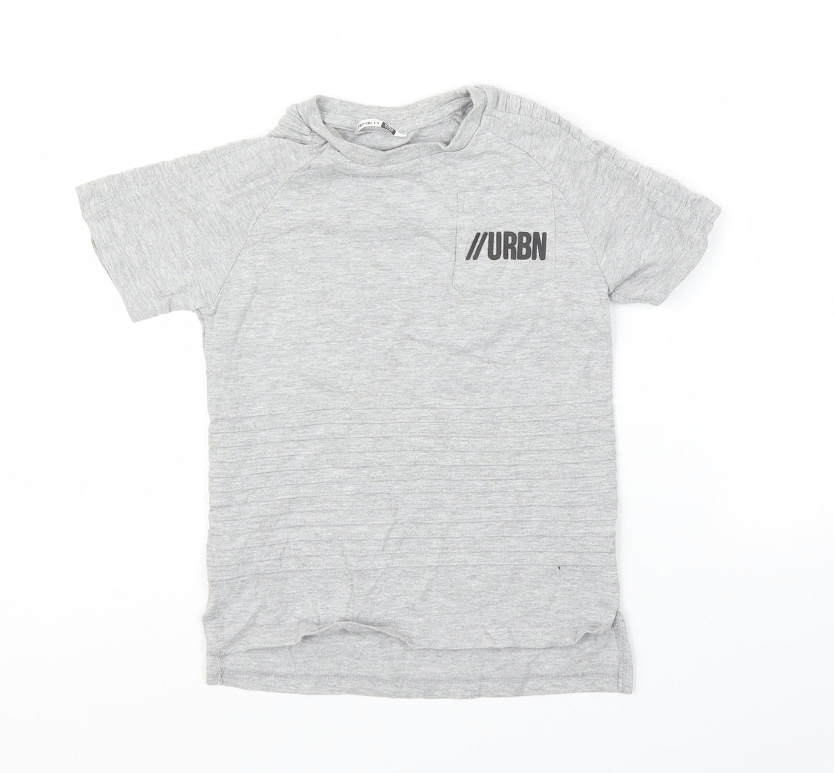 Pep&Co Boys Grey   Basic T-Shirt Size 7-8 Years