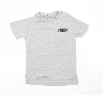 Pep&Co Boys Grey   Basic T-Shirt Size 7-8 Years