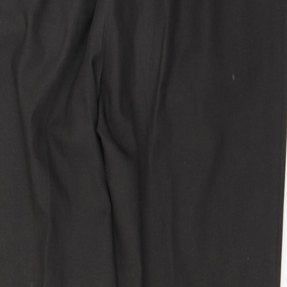 Womens UK Size 14 Marks and Spencer Regular Fit Dress Pants Grey Trousers