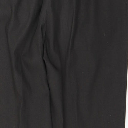 Womens UK Size 14 Marks and Spencer Regular Fit Dress Pants Grey Trousers