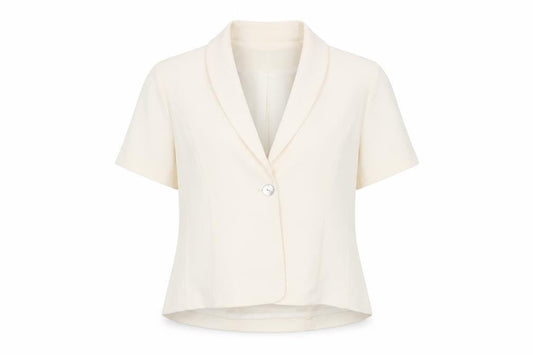 BM Womens Ivory   Jacket Blazer Size 20