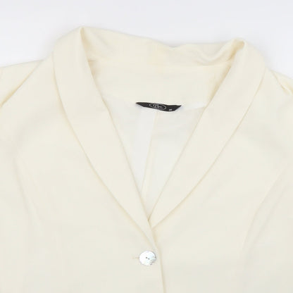 BM Womens Ivory   Jacket Blazer Size 20