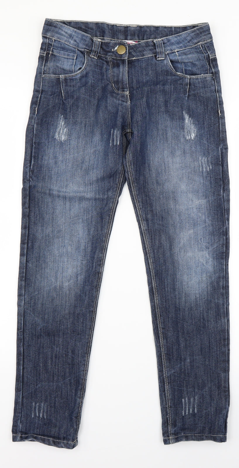 miss evie Girls Blue  Denim Skinny Jeans Size 11-12 Years