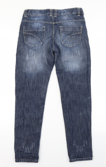 miss evie Girls Blue  Denim Skinny Jeans Size 11-12 Years