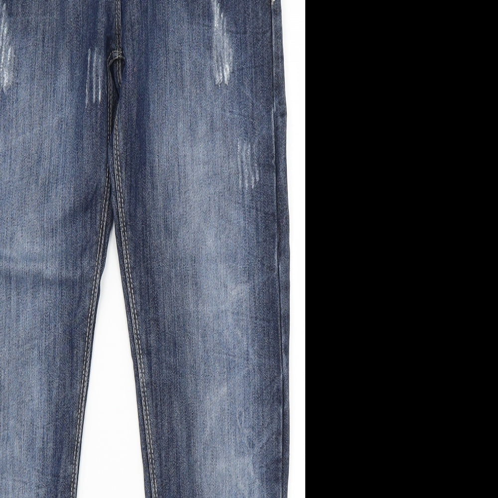 miss evie Girls Blue  Denim Skinny Jeans Size 11-12 Years