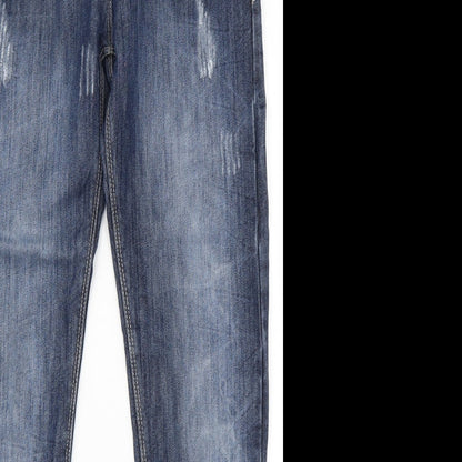 miss evie Girls Blue  Denim Skinny Jeans Size 11-12 Years