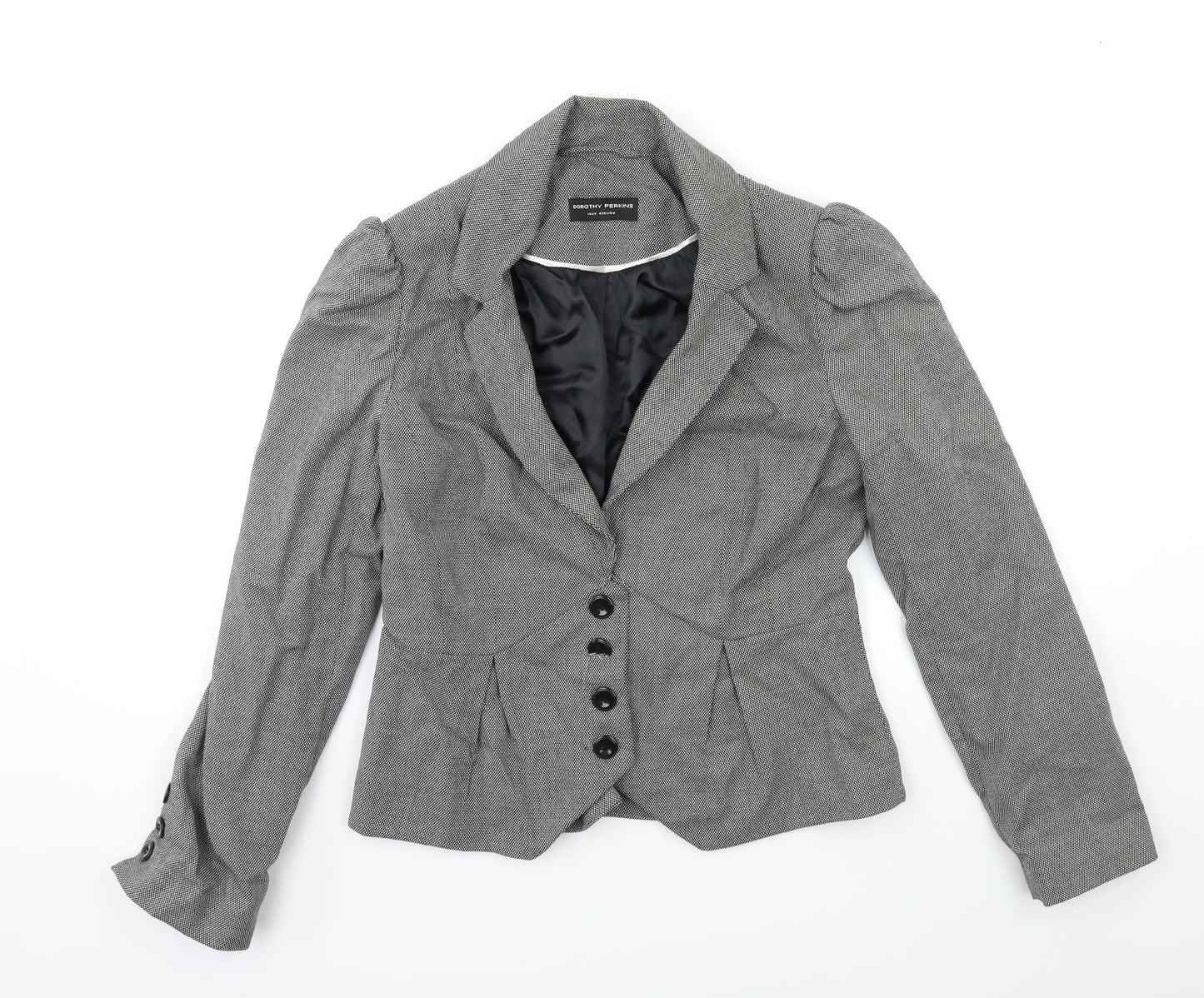 Womens UK Size 14 Dorothy Perkins Grey Overcoat