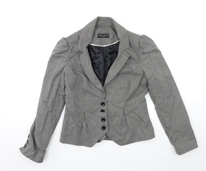 Womens UK Size 14 Dorothy Perkins Grey Overcoat