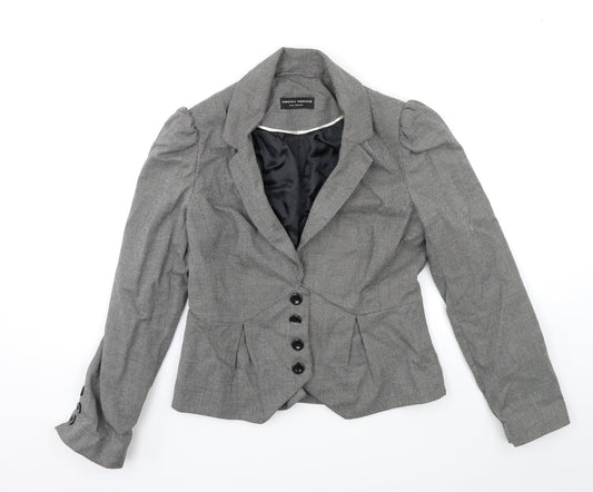 Womens UK Size 14 Dorothy Perkins Grey Overcoat