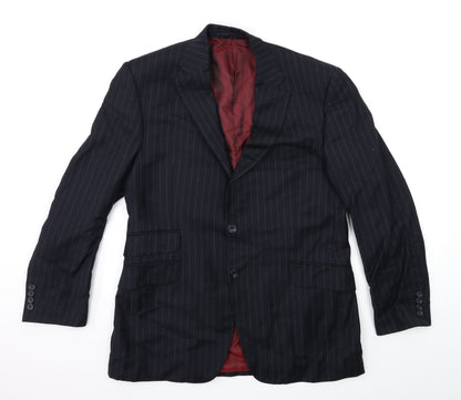 Mens UK Size 40 Marks and Spencer Regular Blue Suit Jacket