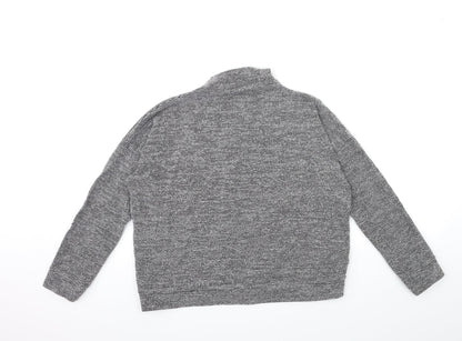 New Look Womens Grey  Knit Pullover Jumper Size S