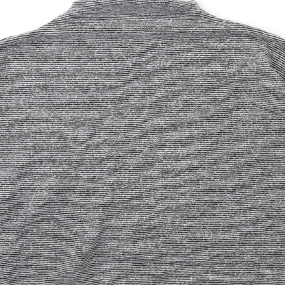 New Look Womens Grey  Knit Pullover Jumper Size S