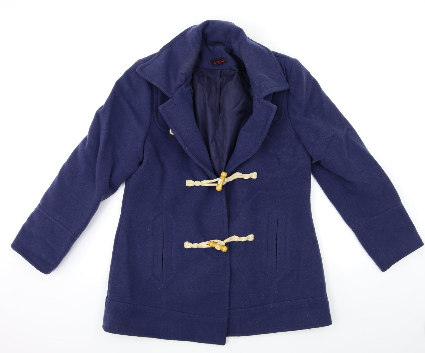 Womens UK Size 14 So Fabulous Blue Overcoat