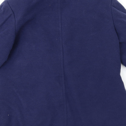 Womens UK Size 14 So Fabulous Blue Overcoat
