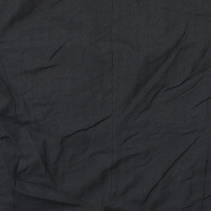Preworn Mens Black   Jacket Suit Jacket Size 42