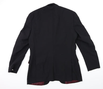 Tom English Mens Black    Suit Jacket Size 40