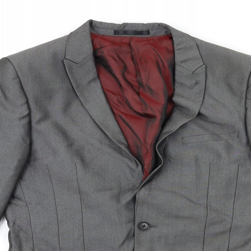 Mens UK Size 38 NEXT Regular Grey Suit Jacket