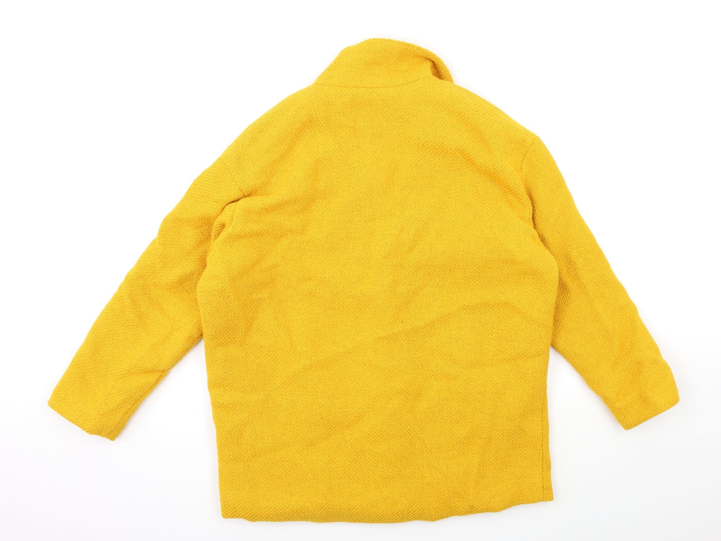 Atmosphere Womens Yellow   Overcoat Coat Size 10