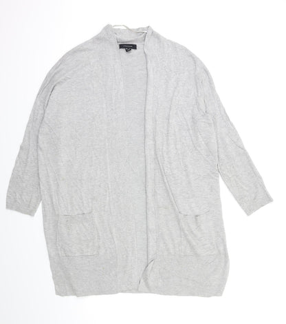 Atmosphere Womens Grey  Knit Cardigan Jumper Size 14