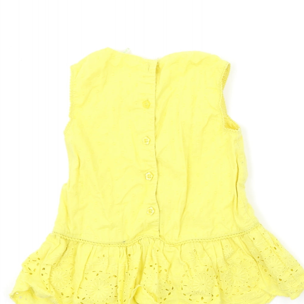 TU Baby Yellow   Tank Dress  Size 18-24 Months