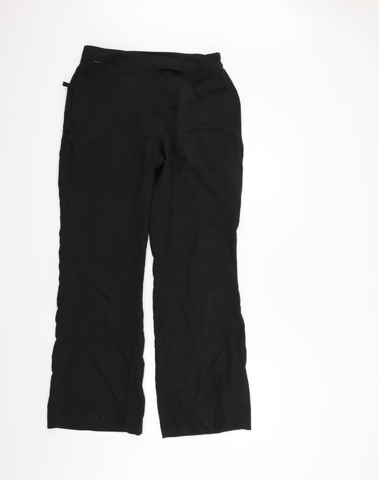 Dimensions Womens Black   Sweatpants Trousers Size 10 L28 in