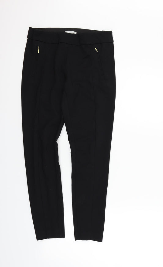 Womens UK Size 12 H&M Regular Fit Jegging Black Trousers