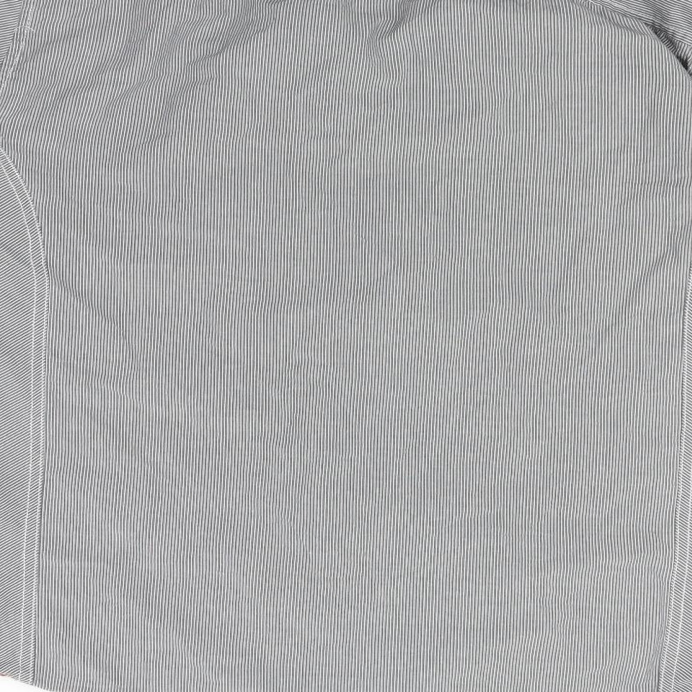Mens UK Size L NEXT Grey  Button-Up Long Sleeve Casual Shirt