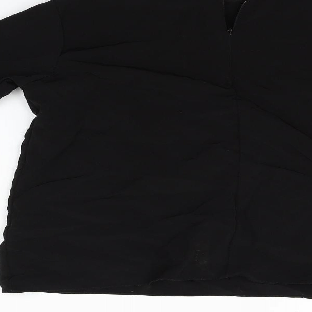 darphin Womens Black   Basic Blouse Size M