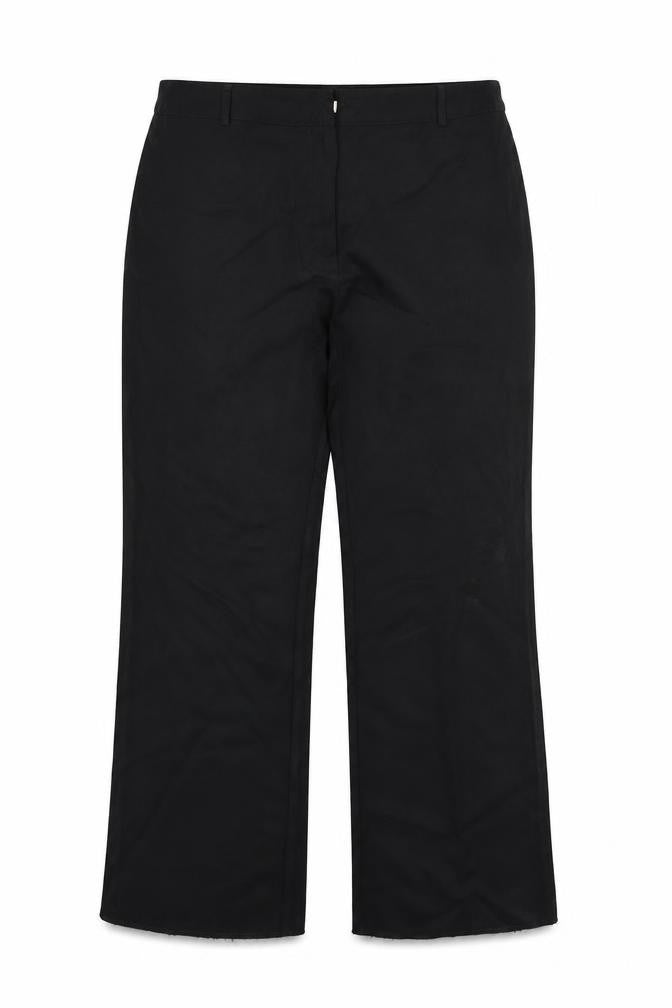Front view of Papaya women’s black trousers, size UK 16, 27-inch leg