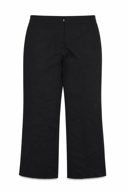 Front view of Papaya women’s black trousers, size UK 16, 27-inch leg