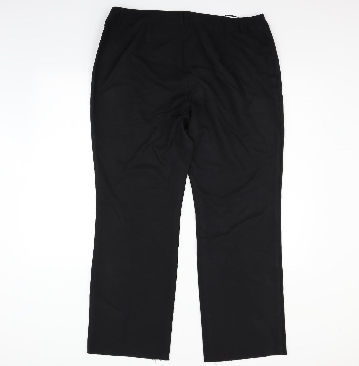 papapa Womens Black   Trousers  Size 16 L27 in