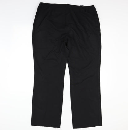 papapa Womens Black   Trousers  Size 16 L27 in