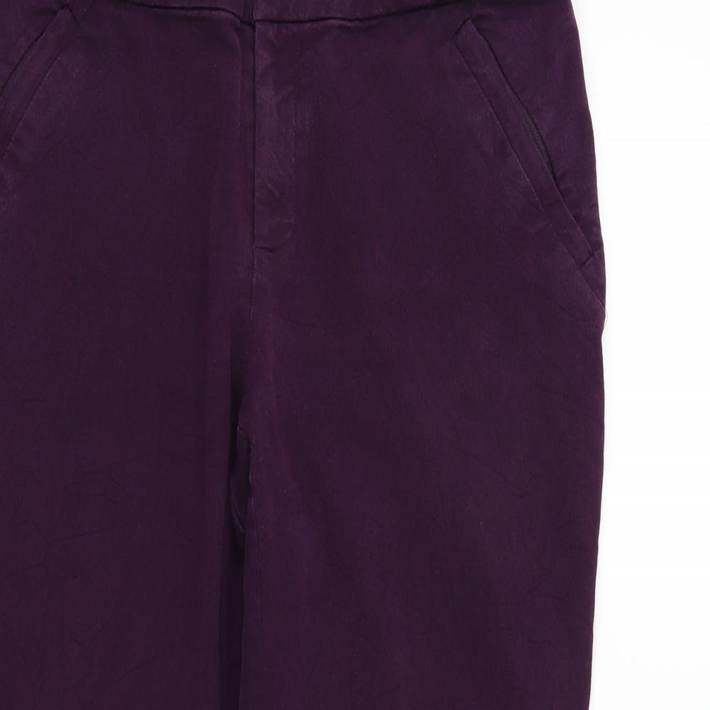 Maison Jules Womens Purple   Trousers  Size 12 L26 in