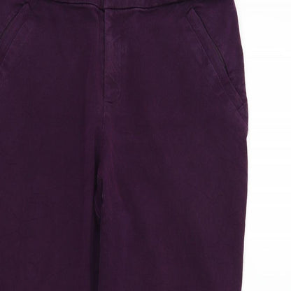Maison Jules Womens Purple   Trousers  Size 12 L26 in