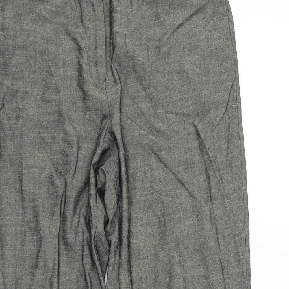 MING Womens Green   Cropped Trousers Size 6 L33 in