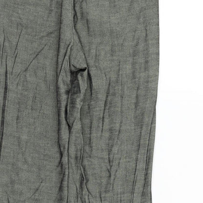 MING Womens Green   Cropped Trousers Size 6 L33 in
