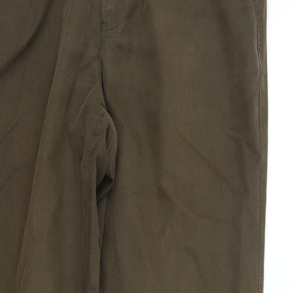 Womens UK Size 32 in Blue Harbour Regular Fit  Brown Trousers
