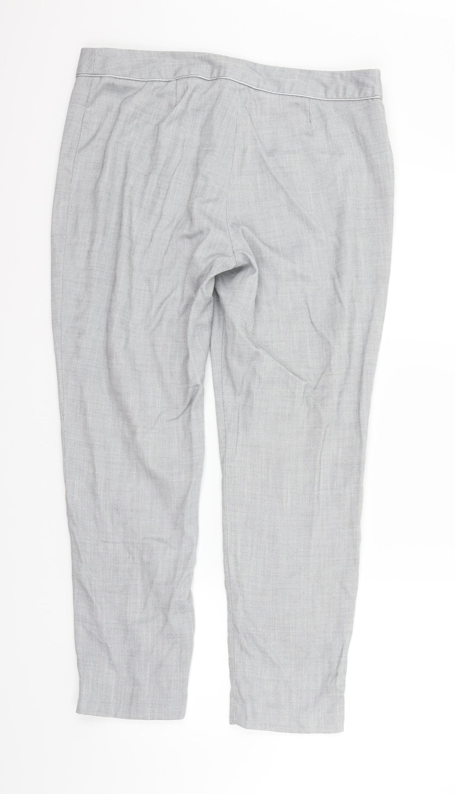 Womens UK Size 14 NEXT Regular Fit  Grey Trousers