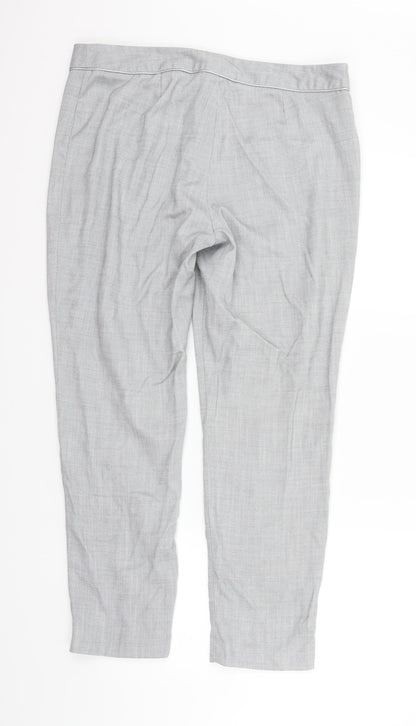 Womens UK Size 14 NEXT Regular Fit  Grey Trousers