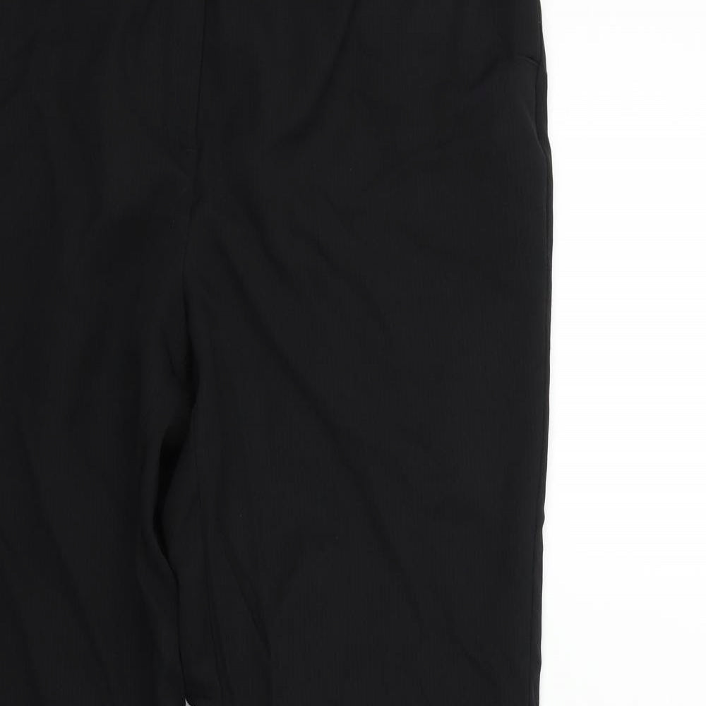 TU Womens Black   Trousers  Size 14 L25 in