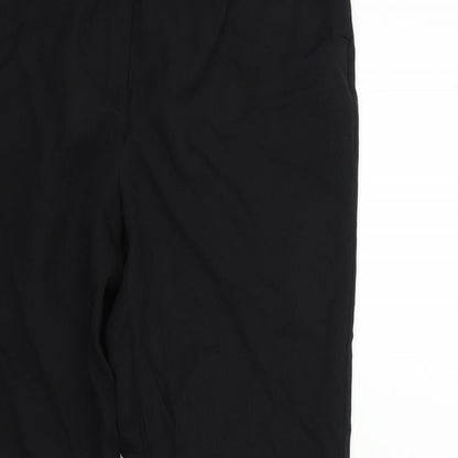 TU Womens Black   Trousers  Size 14 L25 in