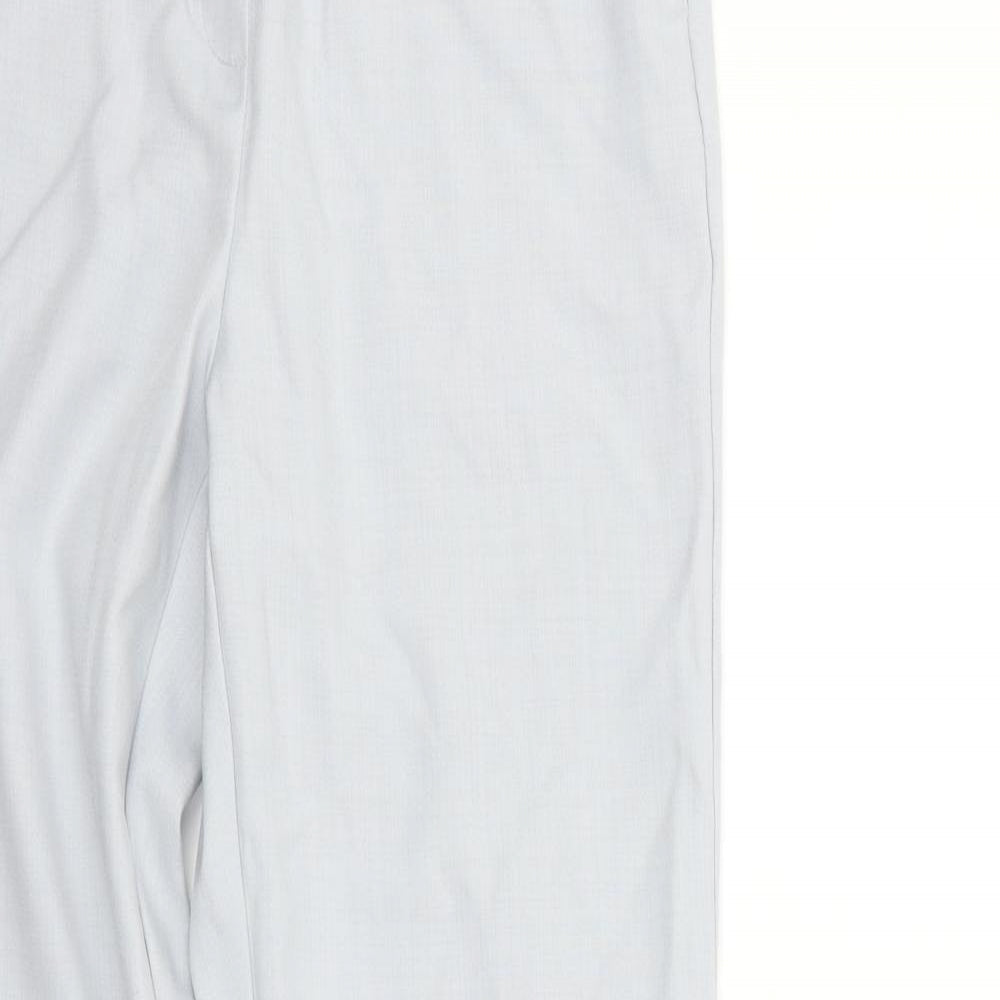 Womens UK Size 10 Marks and Spencer Regular Fit  Grey Trousers
