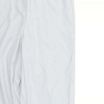 Womens UK Size 10 Marks and Spencer Regular Fit  Grey Trousers