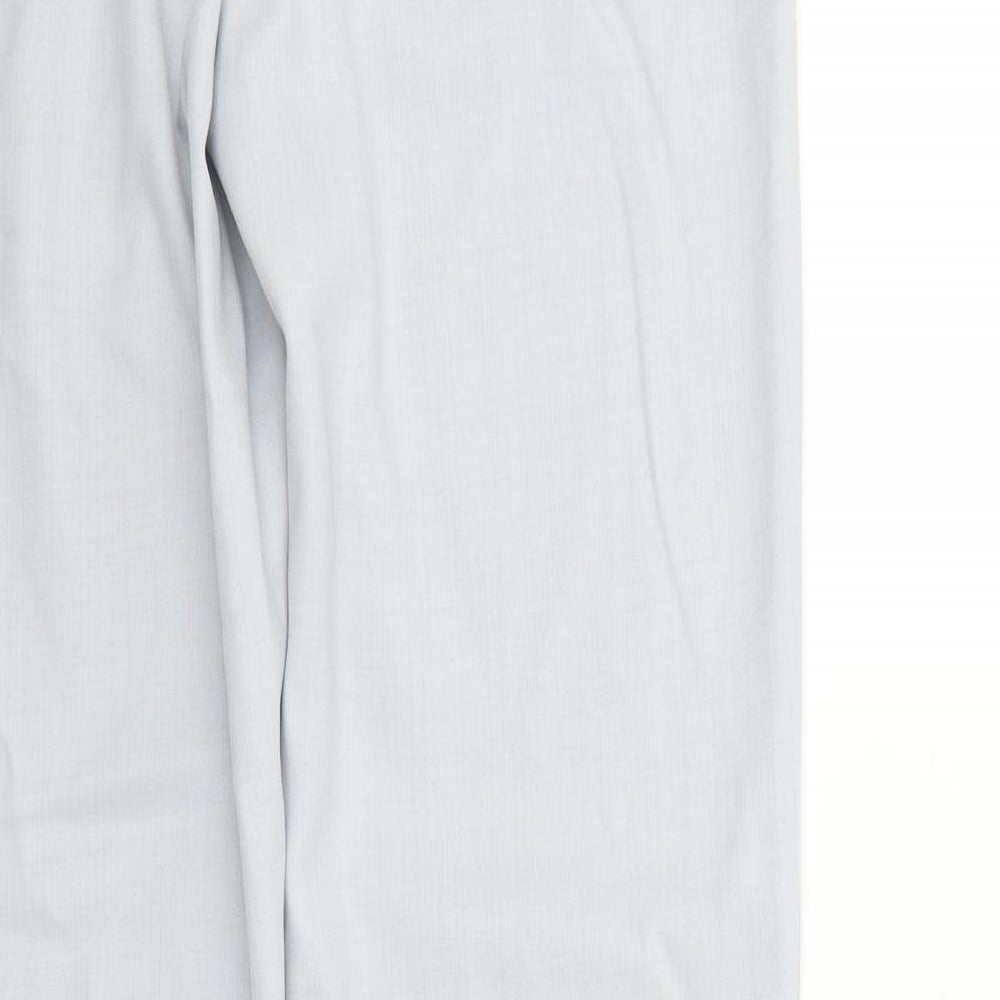Womens UK Size 10 Marks and Spencer Regular Fit  Grey Trousers