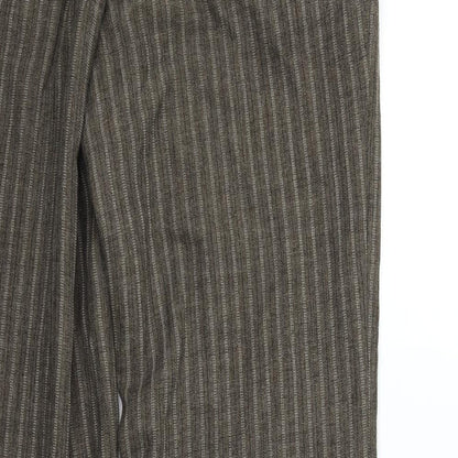 Womens UK Size 32 in H&M Regular Fit  Green Trousers