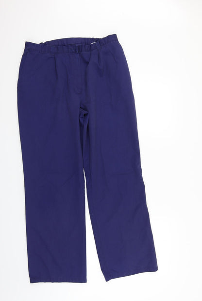 Rizla Womens Blue   Trousers  Size 16 L28 in