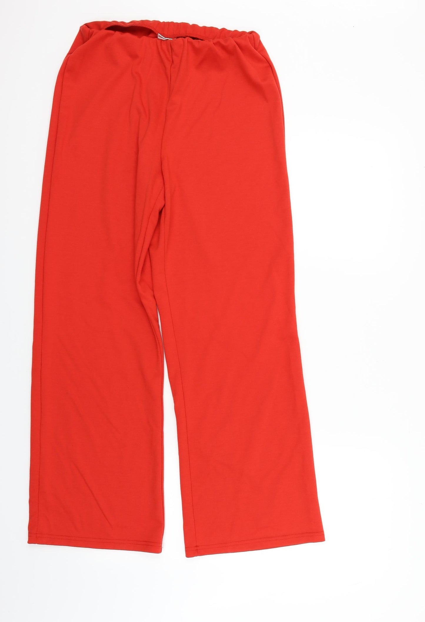 Womens UK Size 12 Damart Regular Fit  Red Trousers