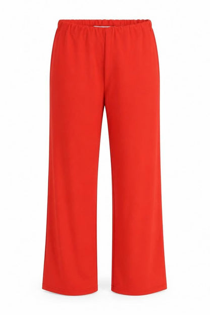 Womens UK Size 12 Damart Regular Fit  Red Trousers