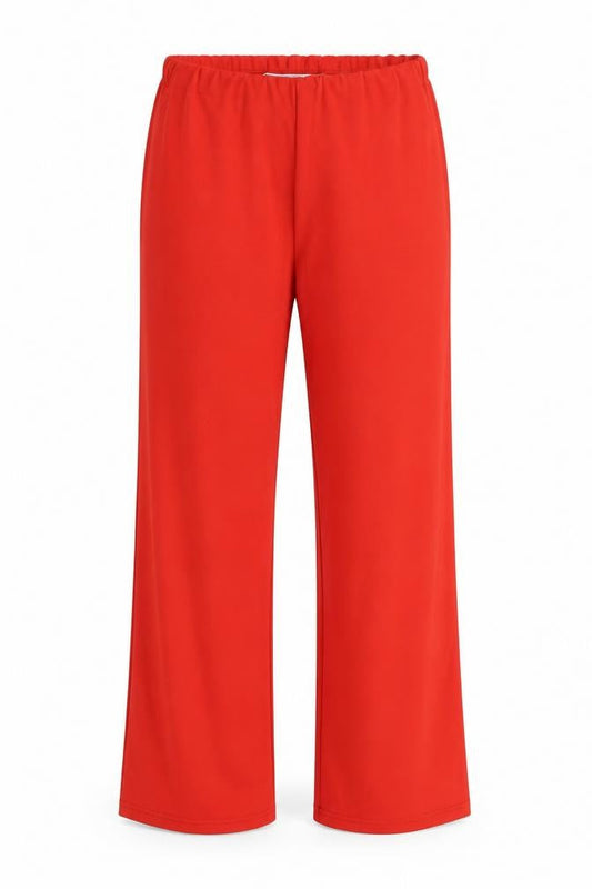 Womens UK Size 12 Damart Regular Fit  Red Trousers